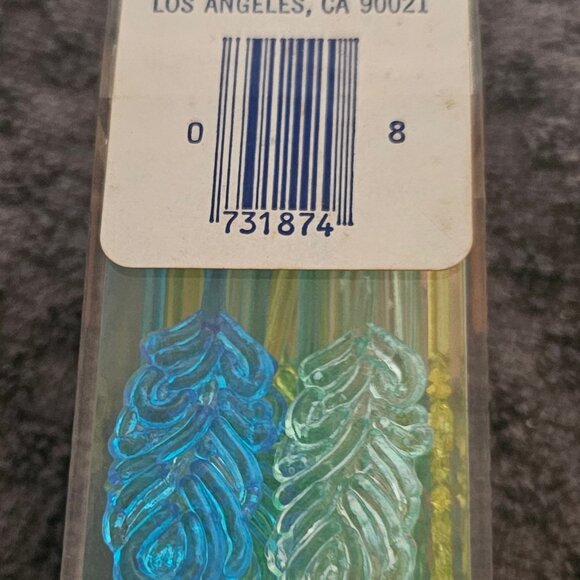 Vintage 35 Plastic Appetizer/Cocktail PAR-T-Swirls -New in Package - Picture 4 of 4